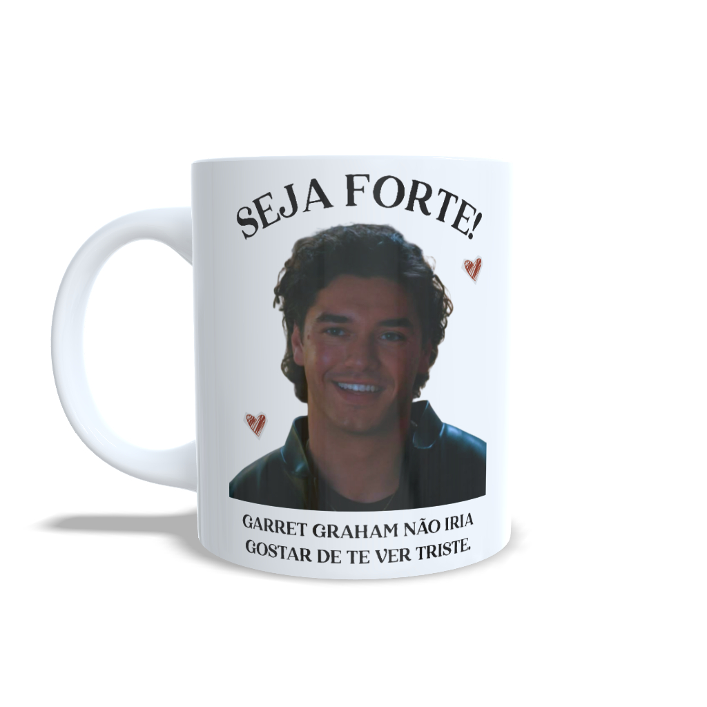 Caneca seja forte John Logan,Garret Graham, John Tucker e Dean Di Laurentis/Off Campus/Personalizada
