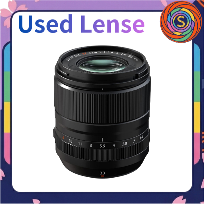 【Secondhand】Fujifilm XF 33mm F1.4 R LM WR Standard Prime Lens for Fujifilm X Mount APS-C Mirrorless used pre-loved