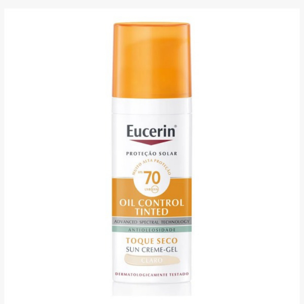 Protetor Eucerin Sun Oil Control FPS 70 Claro 50ml - Claro