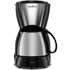Cafeteira Britânia, Jarra de Inox BCF19B 550W, Preto - 220V
