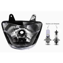 Bloco Optico Farol Modelo Honda Nx 400 Falcon 2000 a 2008