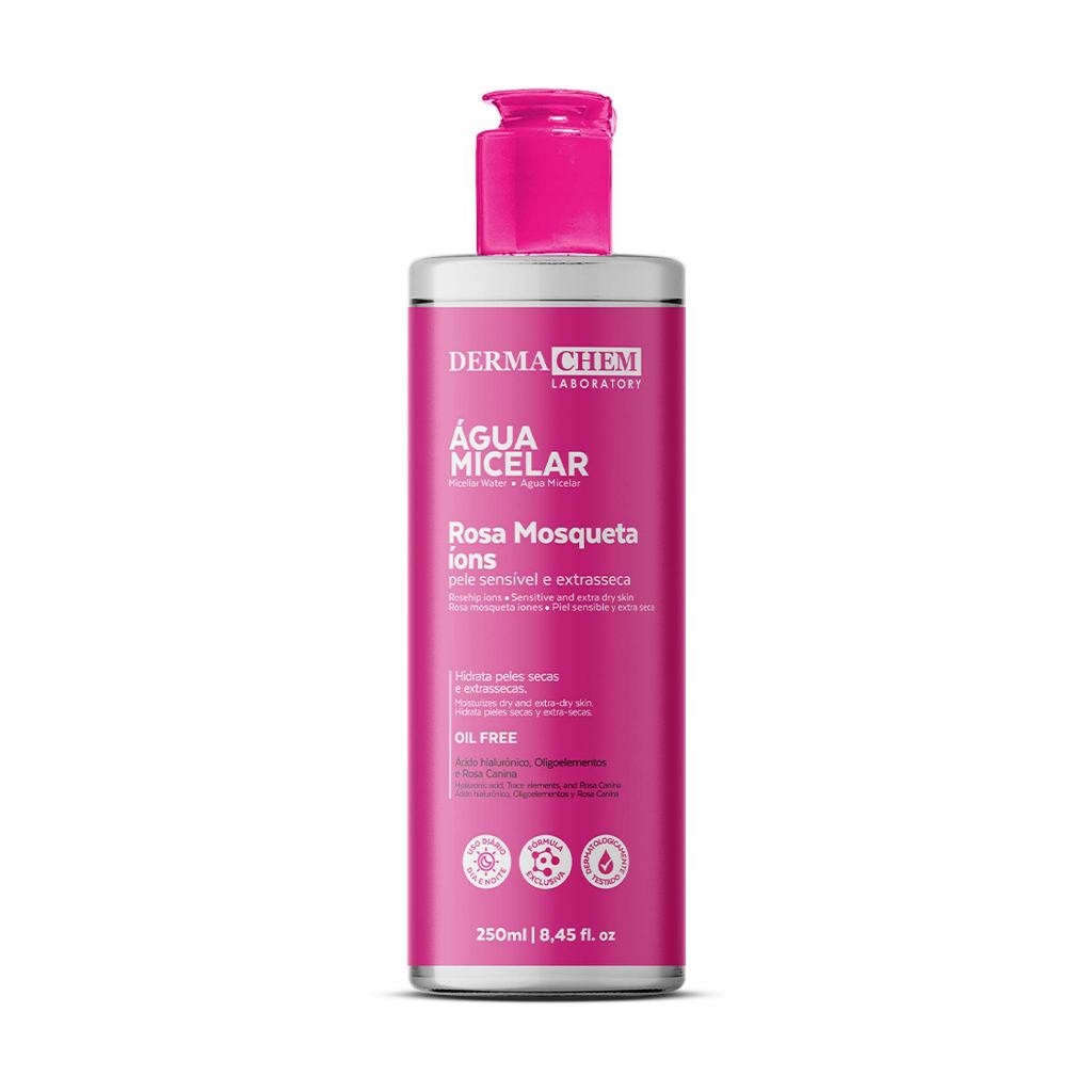 Água Micelar Rosa Mosqueta Dermachem 250ml