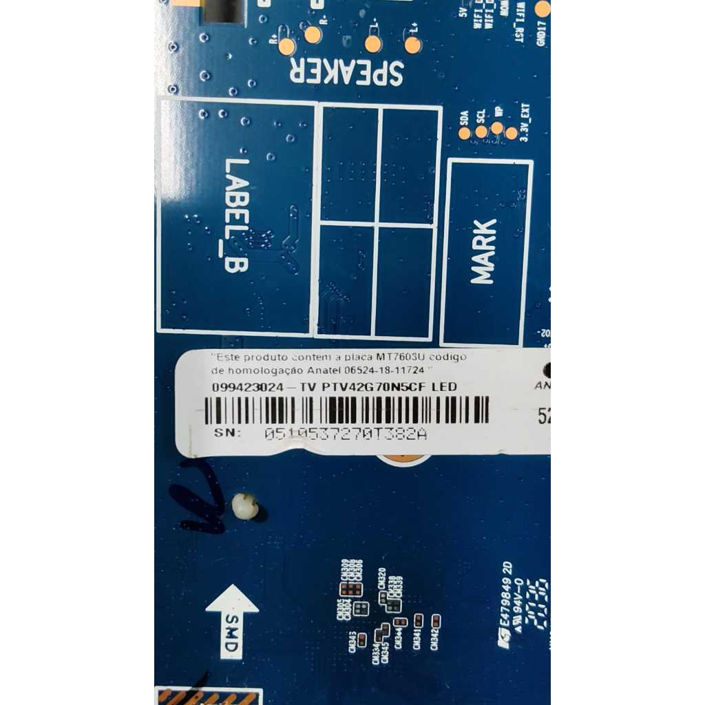 Placa Principal Philco Ptv42g70 Juc7.820.00249921 - GENERICA