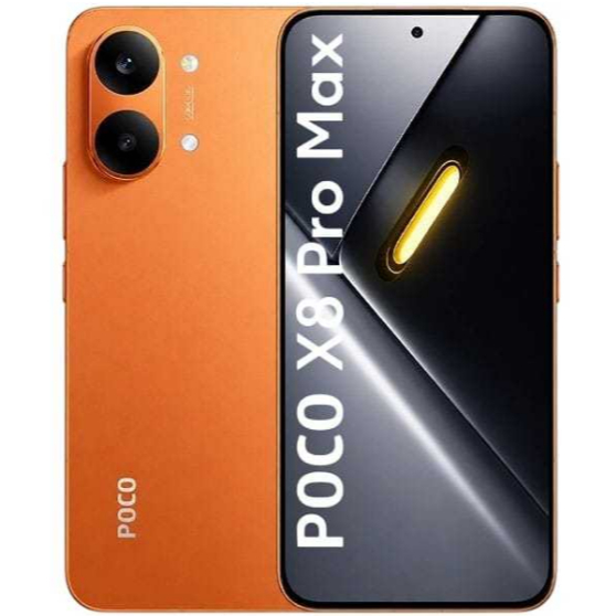 CELULAR XIAOMI POCO X8 PRO MAX 512GB / 256GB 5G 12RAM NFC VERSÃO GLOBAL ORIGINAL LARANJA
