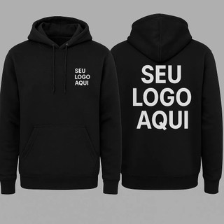 moletom personalizado com sua marca logo ou frase quentinho e ideal para o dia a dia UNISSEX