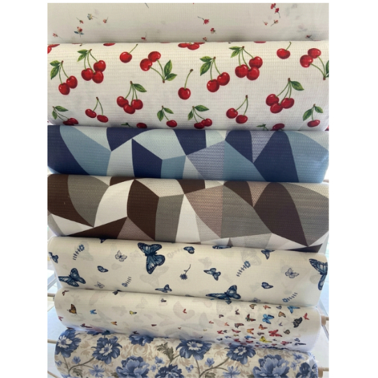 Metro Tecido Piquet Estampado Largura 2,50 Tecido Premium Qualidade Elegância para Suas Criações!