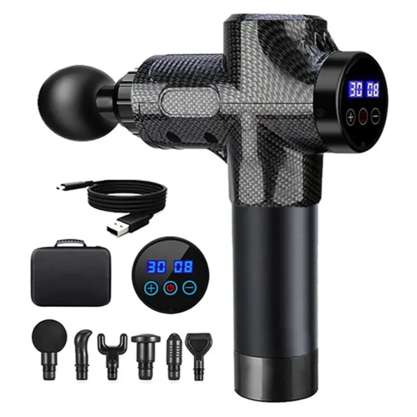 Pistola Massageadora Profissional S3 30 Velocidades massageador fisioterapia relaxamento
