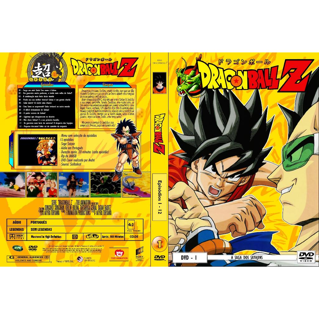 Coleção Completa Dragon Ball + DBZ + GT + Filmes em 55 DVDs QUALIDADE 100% Digital