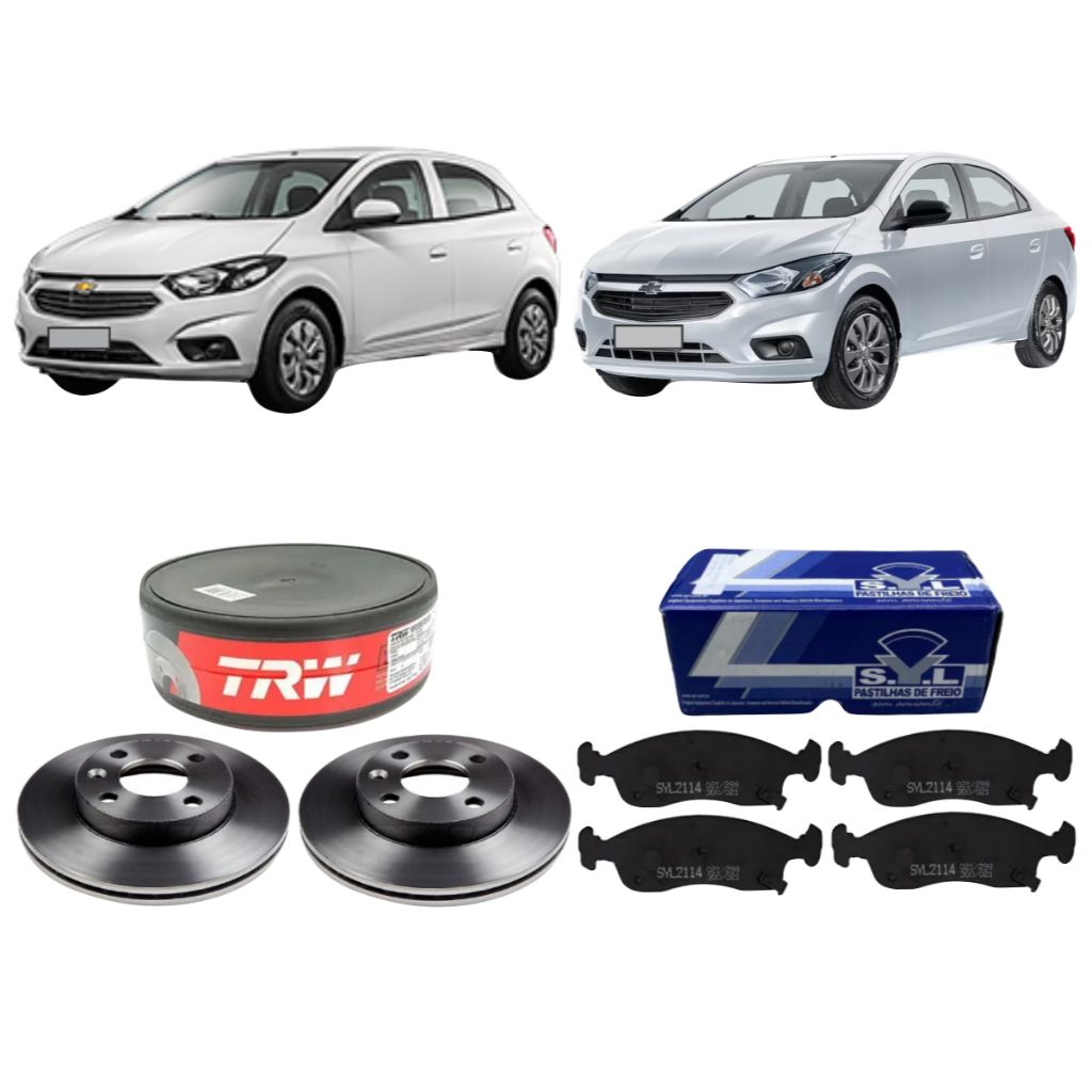 Kit Disco Dianteiro + Pastilha De Freio Joy Plus 1.0 2019 A 2023 Trw Syl