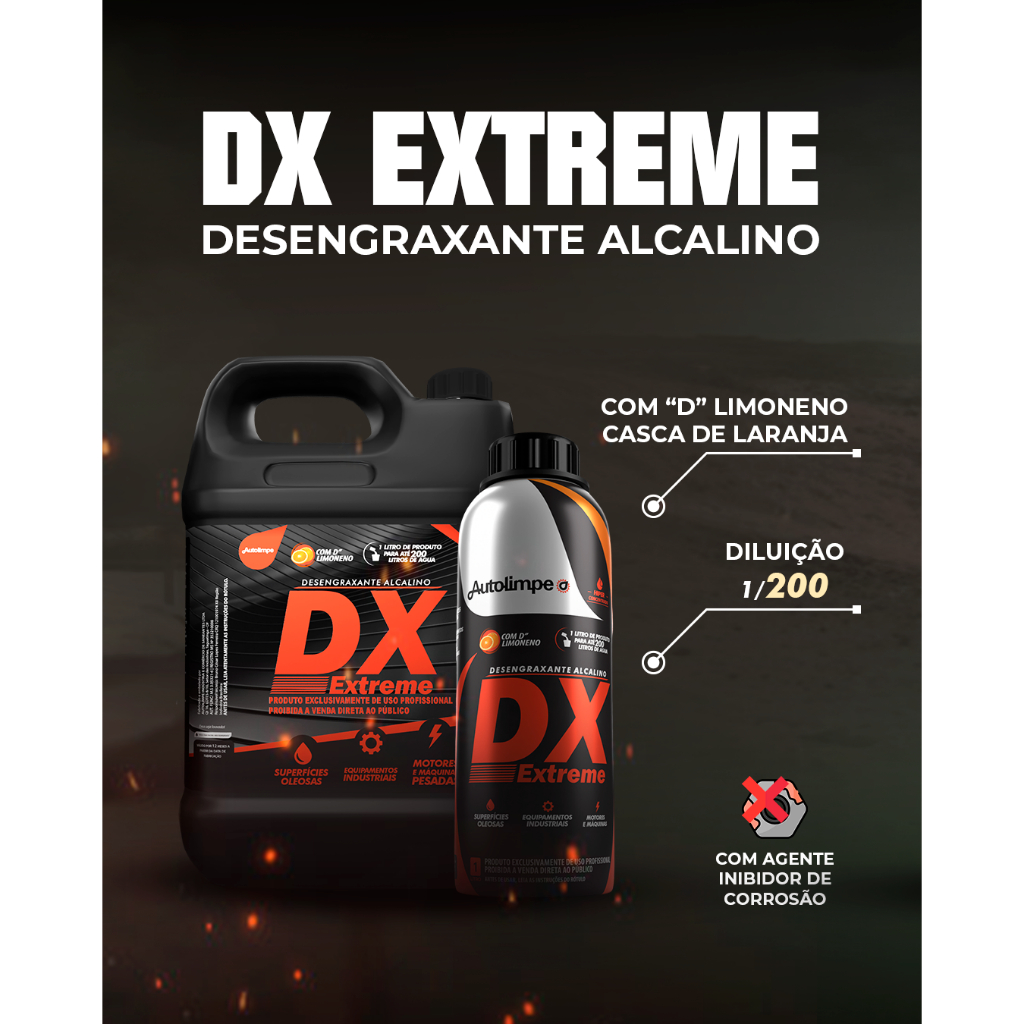 Kit limpeza pesada DX HFX Autolimpe 1L — imagem 2 de 2