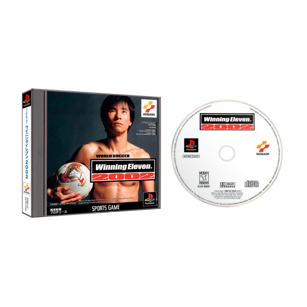 Jogo Winning Eleven 2002 Para PS1 Playstation 1