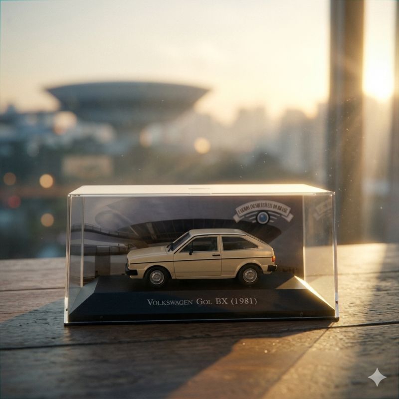 VOLKSWAGEN GOL BX 1981 COLEÇÃO CARROS INESQUECÍVEIS DO BRASIL