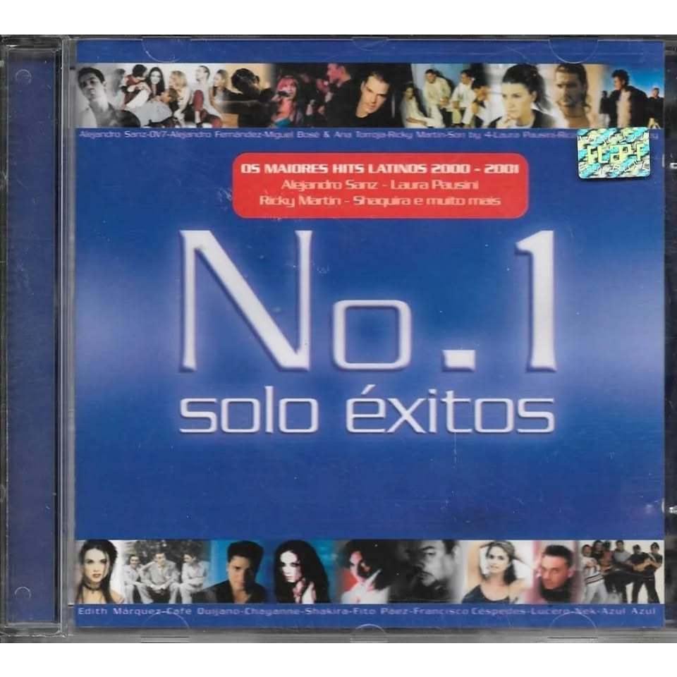 CD: N.o 1 — Solo Éxitos (c/ Lucero; Shakira; Laura Pausini; OV7; Alejandro Sanz; Fernández; La Ley)