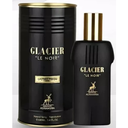Perfume Árabe GLACIER LE NOIR Maison Alhambra Masculino Fragrância Original