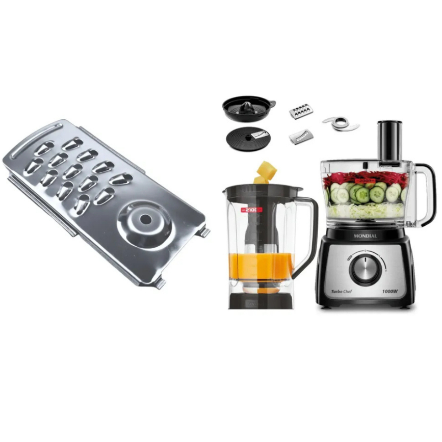 Lâmina Raladora Multiprocessador Turbo Chef Mondial Mpn-01-BE Original