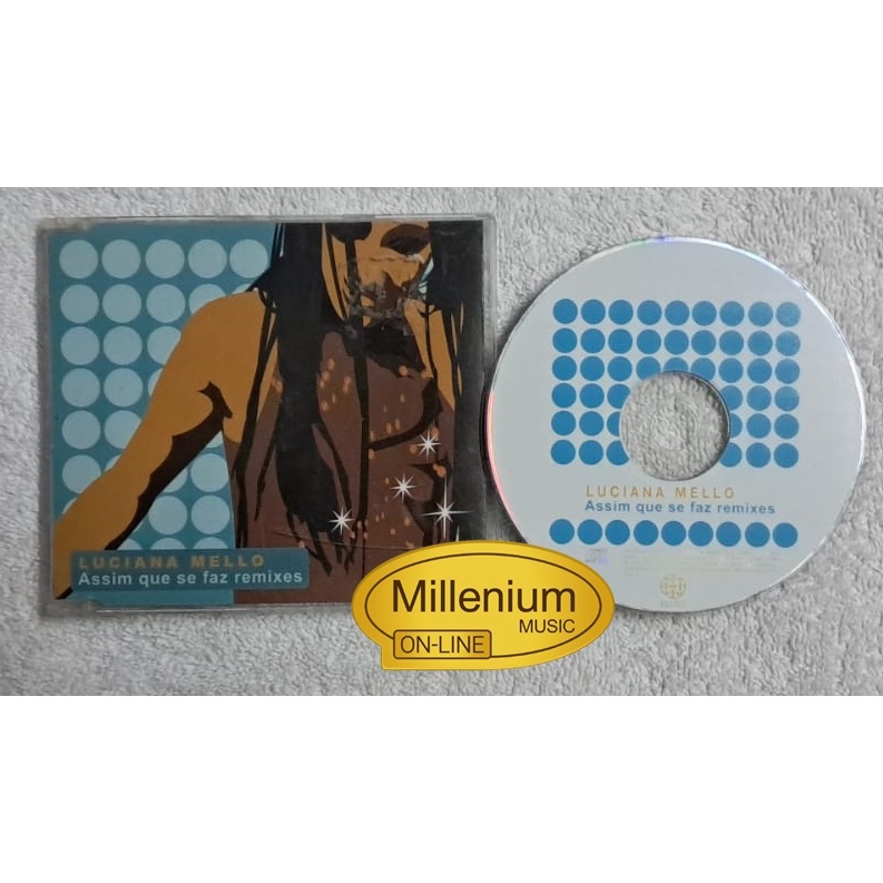 CD Luciana Mello  Assim Que Se Faz Simples Desejo Remixes 2002 Oroginal Gravadora Colecionador Ótimo Estado