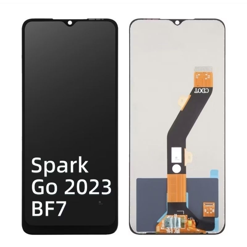 Para Tecno Spark Go 2023 BF7 BF7n Montagem Do Digitalizador De Tela LCD Com Sensível Ao Toque