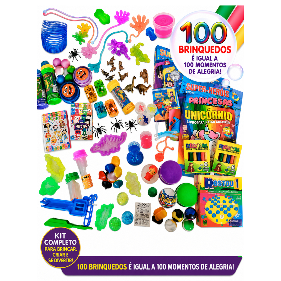 Oferta Kit 100 Prenda Festa Criança Brinquedo Festa Junina Lembrancinha