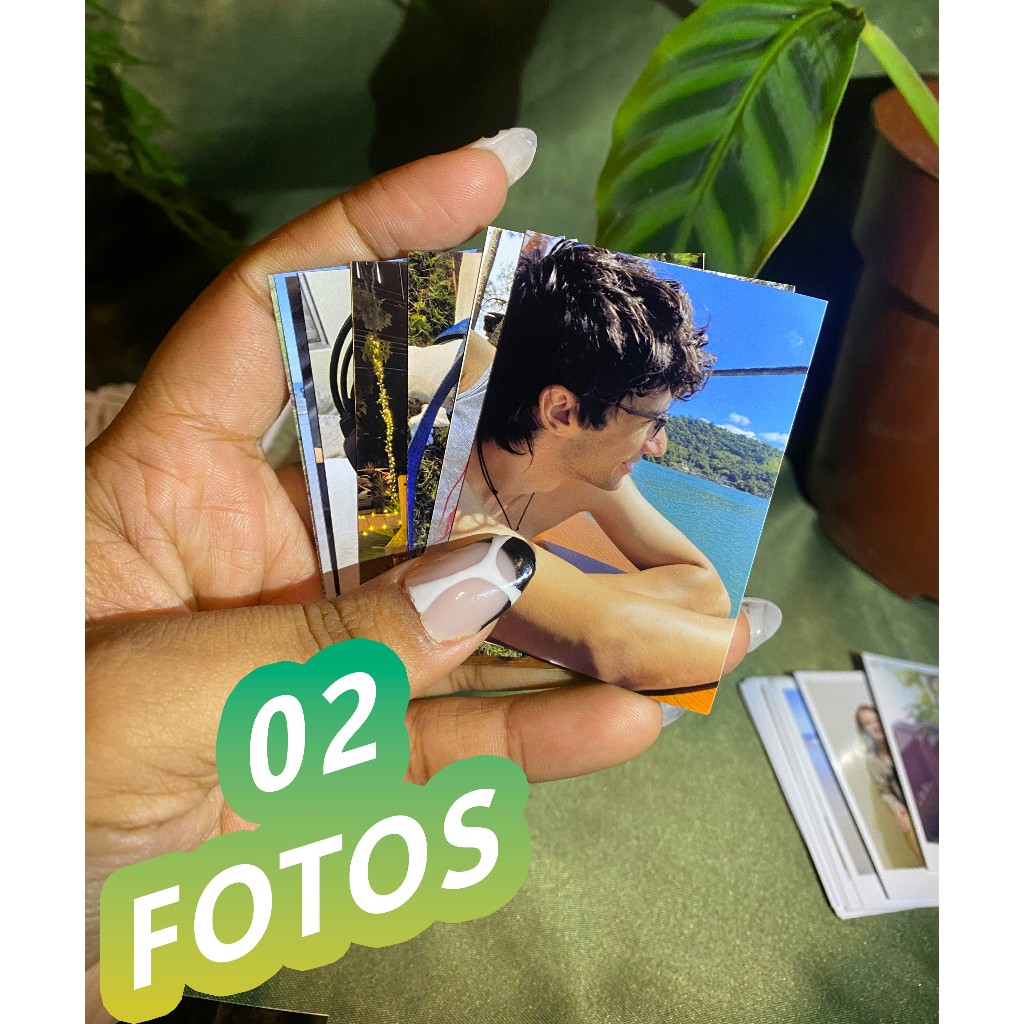 Kit 2 Mini Fotos Personalizadas Tamanho 7x5 sem bordas Promoção e Qualidade
