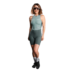 Macaquinho Triathlon Woom Carbon Revolution Verde