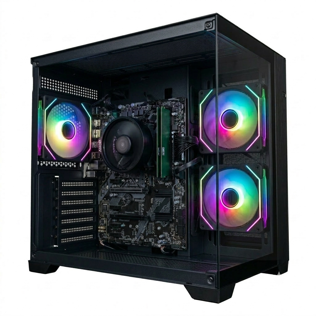 PC GAMER RYZEN 7 5700G WIFI 32GB RAM SSD NVME 1TB FONTE 500W Gabinete Com Fan RG