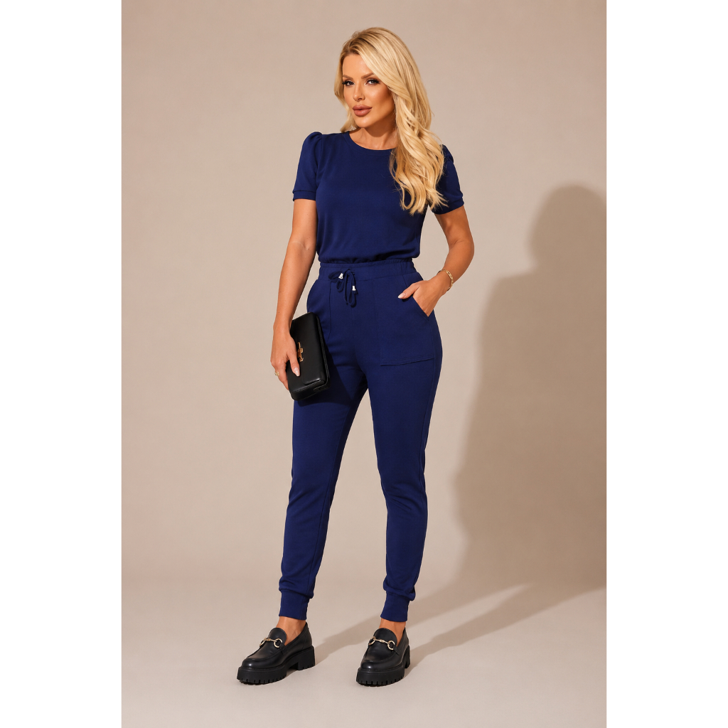 Conjunto Feminino Molecotton Calça E Blusa Casual Misty | Livny