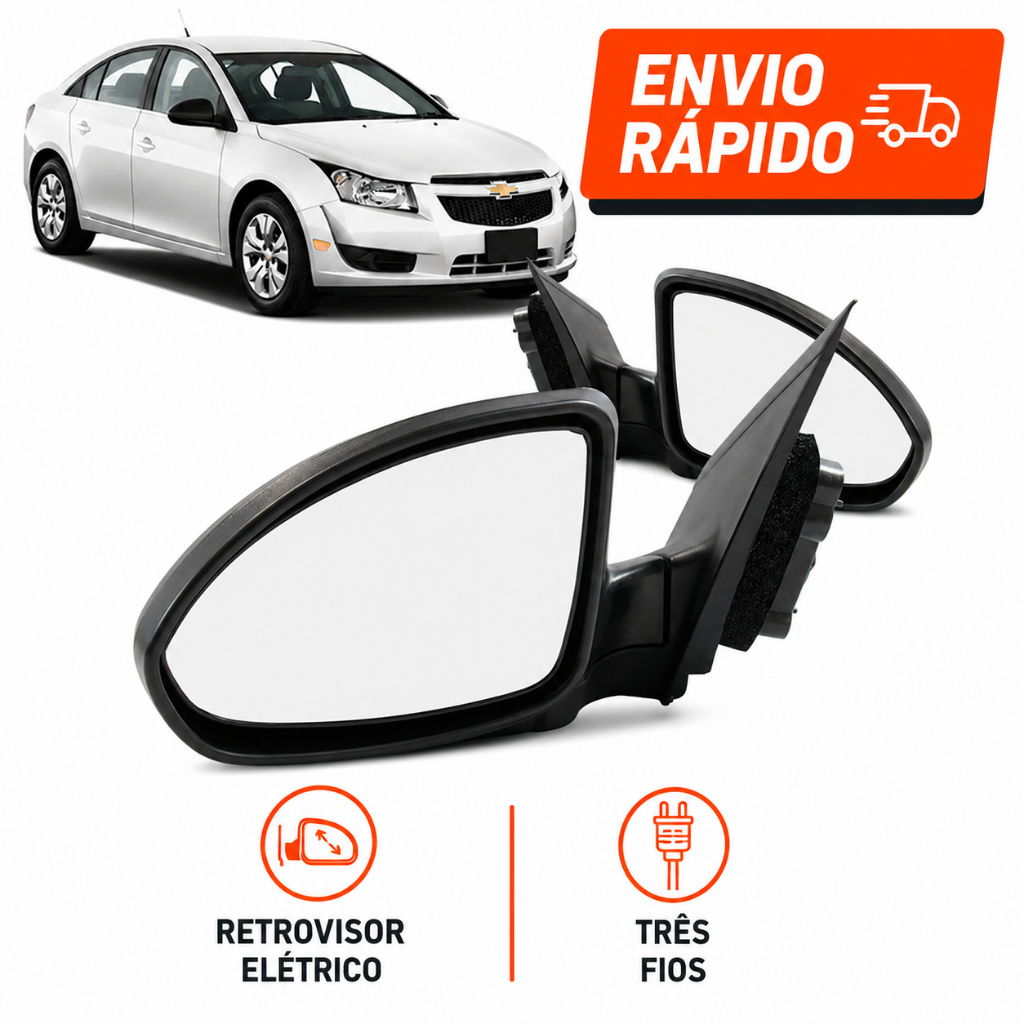 Retrovisor Cruze 2011 2012 2013 2014 2015 2016 Eletrico