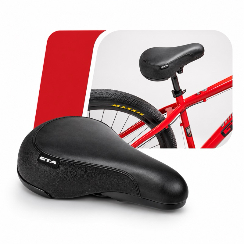 Selim Banco Bicicleta Modelo DDK 243 GTA Macio Leve Bmx Freeride Preto Jirt Bike Gios Hupi Vikingx