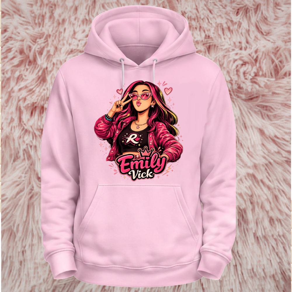 Moletom Personalizado Emily Vick Infantil e Adulto