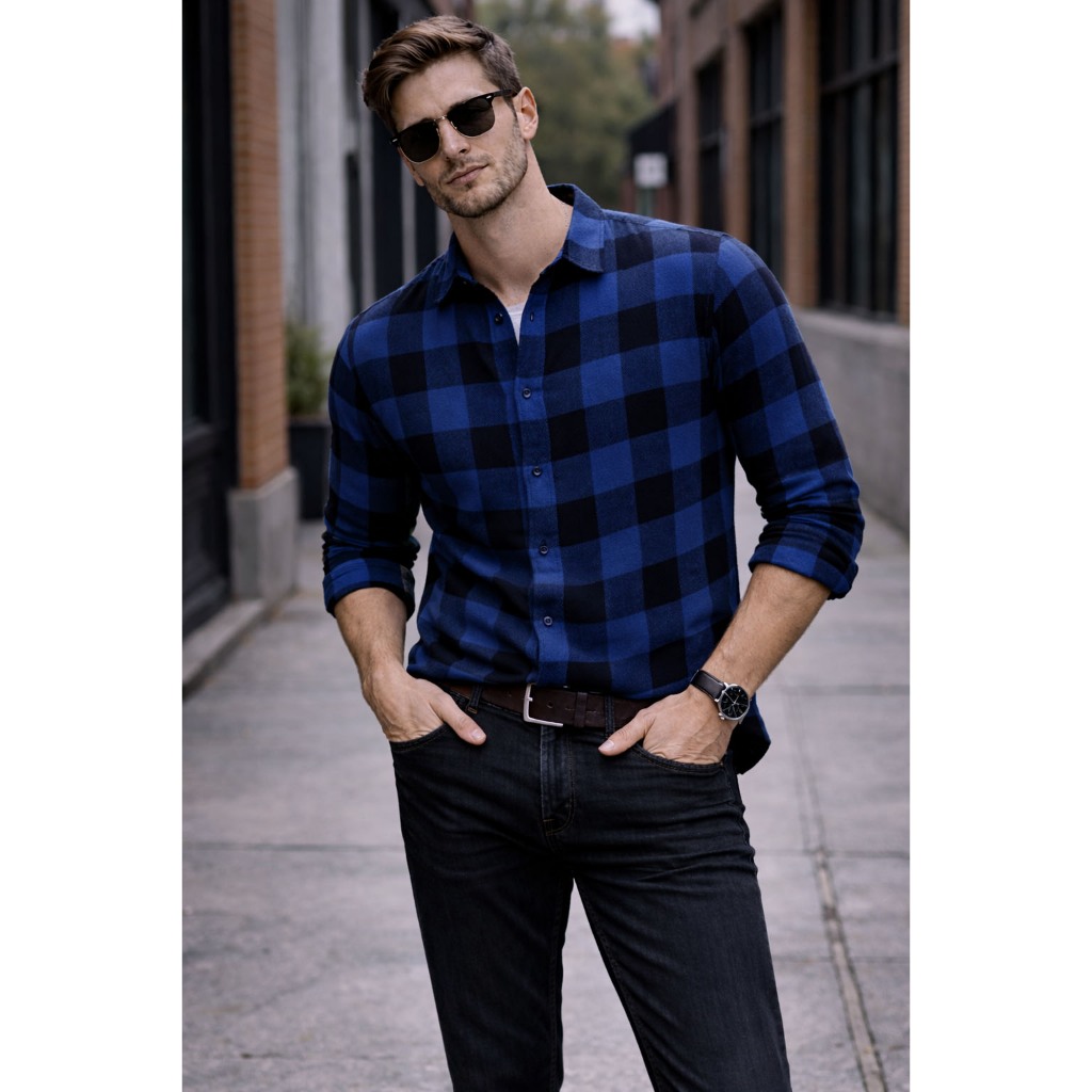 Camisa Xadrez Masculina Manga Longa Festa Junina Flanelada