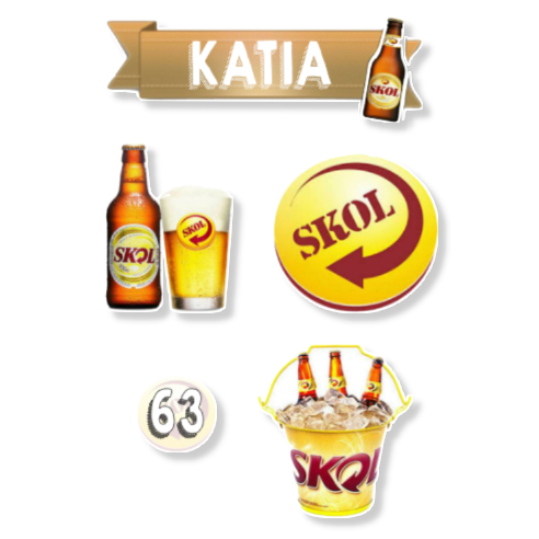 Topo Topper de Bolo Boteco Cerveja Bar Adulto Personalizado Nome Idade 11 Skol