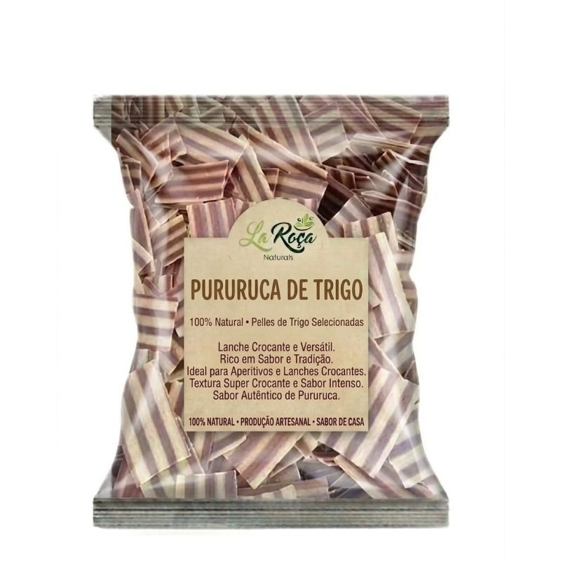 Pellet pururuca listrada para fritar - 100g, 300g e 500g