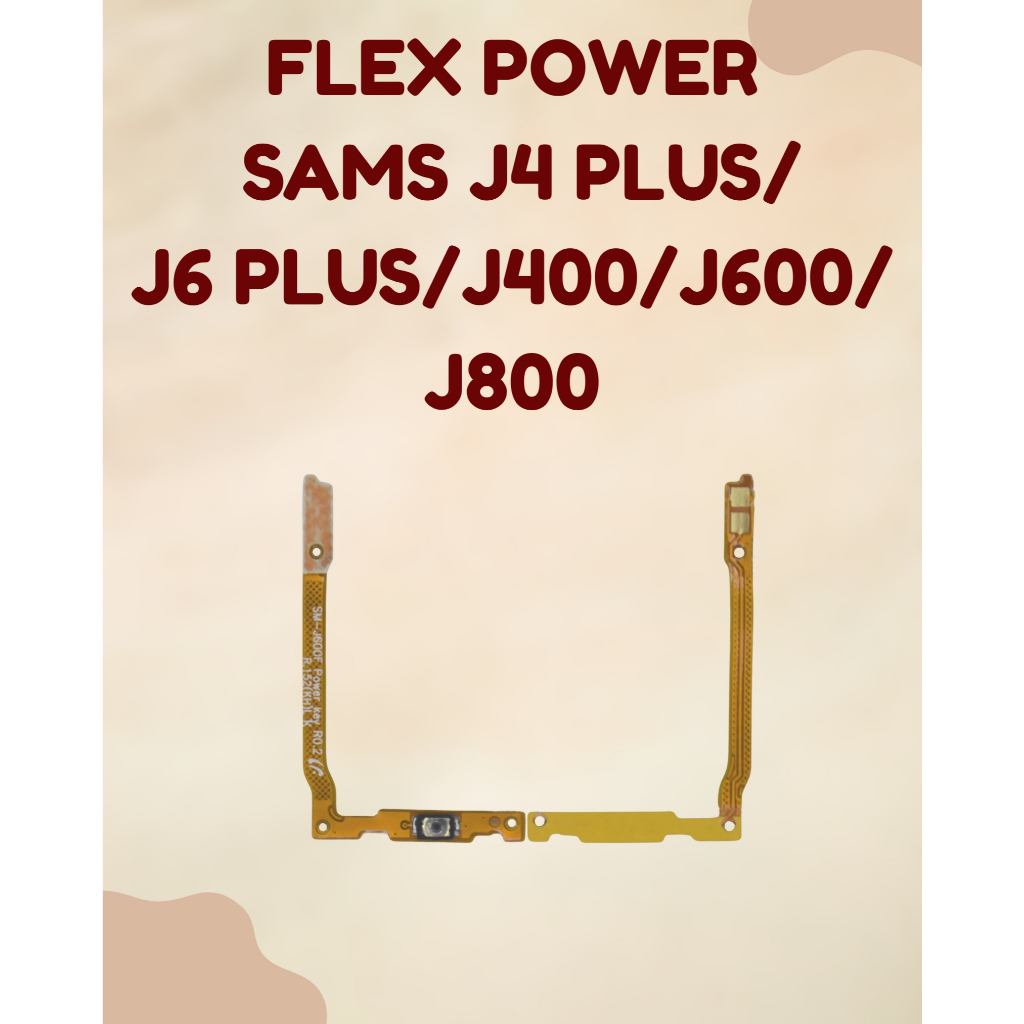 FLEX POWER COMPÁTIVEL PARA SAMS J4 PLUS/J6 PLUS/J400/J600/J800, J5 PRIME/J7 PRIME,J5 PRO/J7 PRO e J510/J710/J5 METAL.