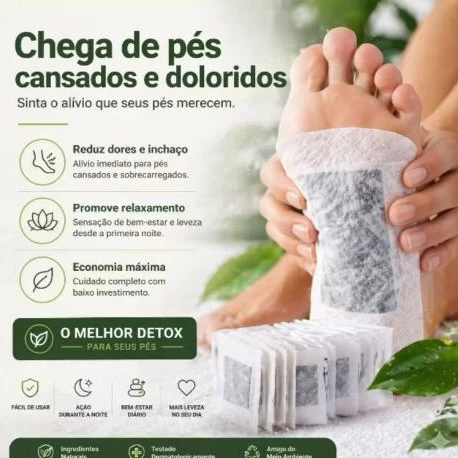 Kit ate 50 Almofada kino para o Pé Para Alívio da Tensão Descanso Antiestresse