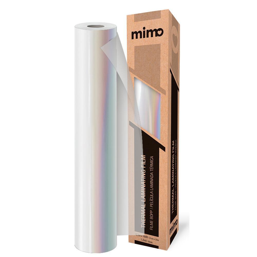 Filme BOPP Holográfico Arco-íris Mimo - 31 cm x 50 m - 30 mic