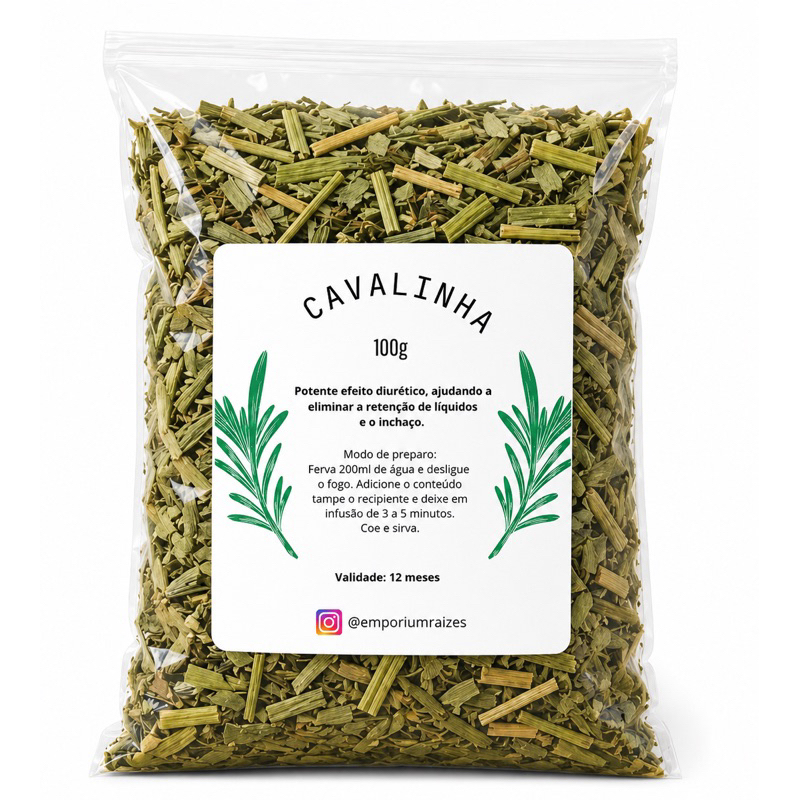 Chá de Cavalinha - 100g Rende MUITO