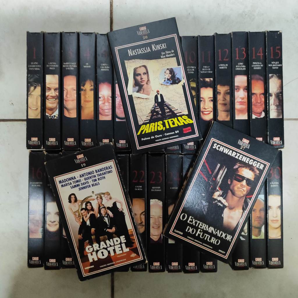 VHS Videoteca Caras Coleção Completa