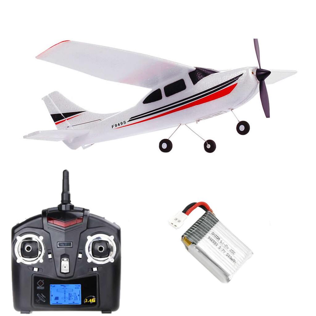 Aeromodelo Cessna 182 Wltoys F949S 3ch Completo p/ Iniciante