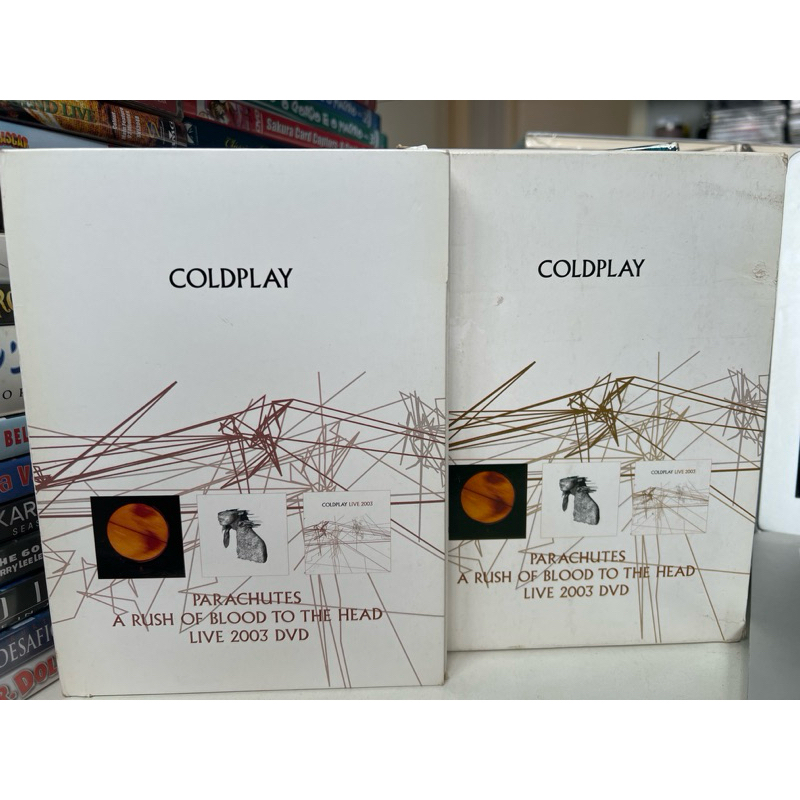 Box Coldplay Parachutes A Rush Of Blood To The Head Live 2003 CD DVD Original