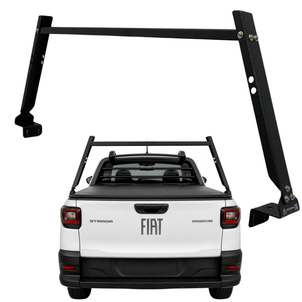 Rack Caçamba Goleira Outdoor Sports Fiat Strada 2020-2027