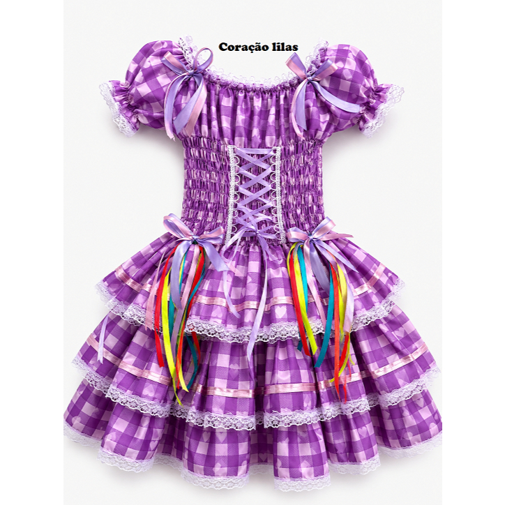 Detalhes do *VESTIDO CAIPIRA INFANTIL*