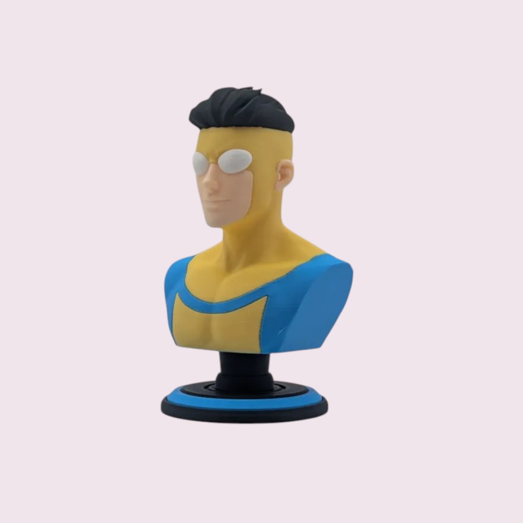 Busto Busto do Mark Grayson Invencível Colecionável Animação Geek Nerd