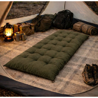 Colchonete Camping 120x60cm  Espreguiçadeira Solteiro para Acampamento Confortável