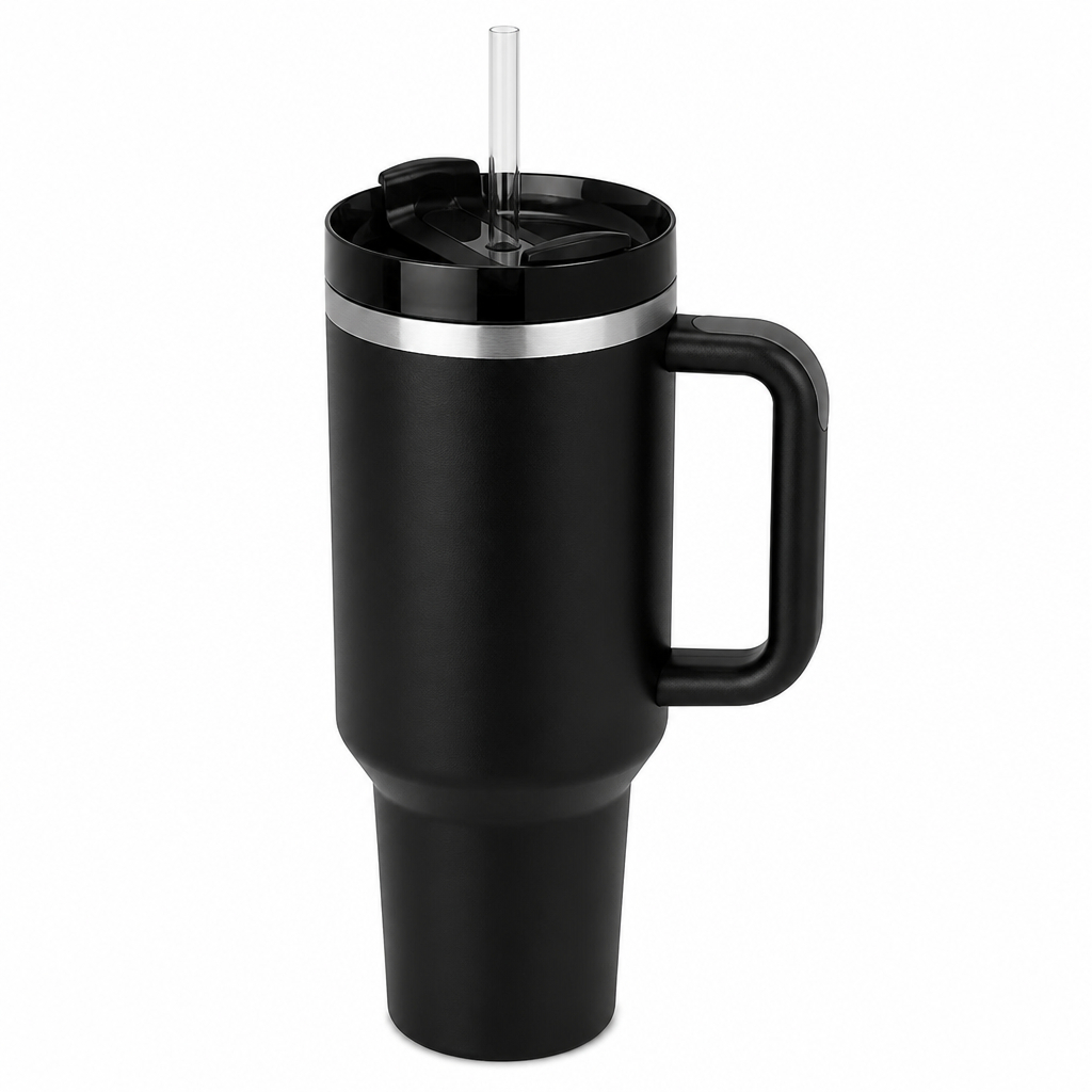Copo Térmico 1.2L Grande com Alca e Tampa Dupla Camada 1200ml C/logo Mantem Gelado