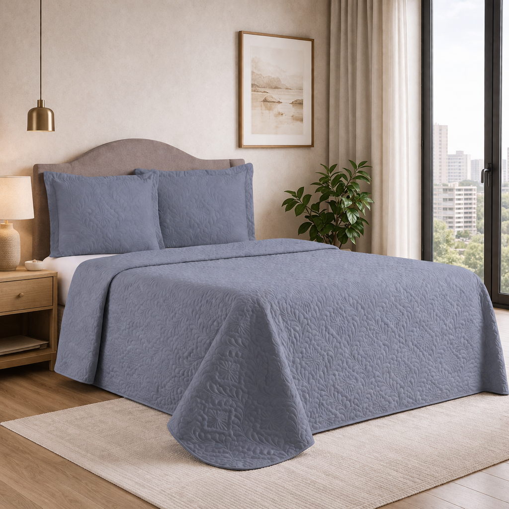 Kit Colcha Cobre Leito Super Luxo Matelado Queen-Casal-Solteiro - Ótimo Custo Benefício