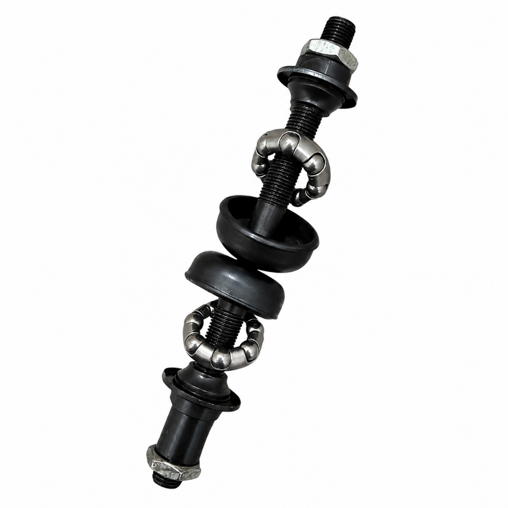 Eixo Traseiro Furado 145mm Completo P/ Bicicleta C/ Blocagem