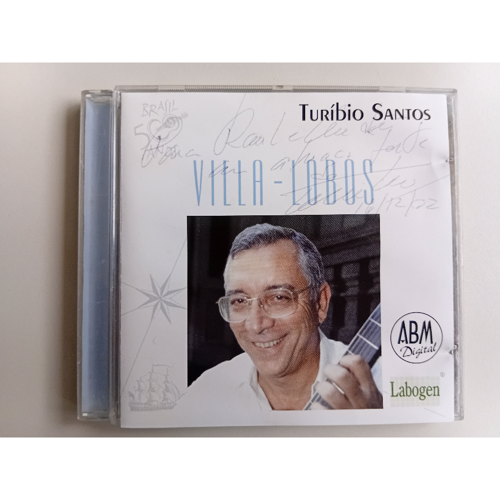 CD Turibio Santos - villa lobos - autografado - otimo estado midia e capa