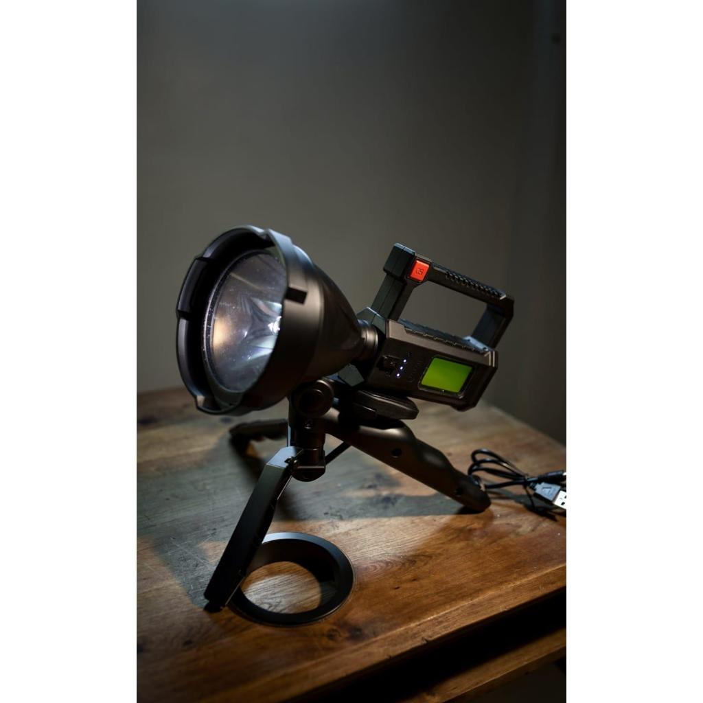 Lanterna, LED, Recarregável, USB, Holofote, Camping, Pesca, Trilha