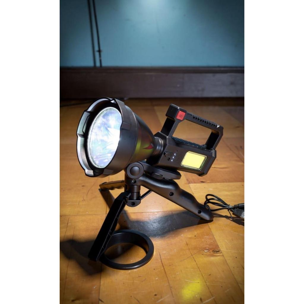 Lanterna, LED, Recarregável, USB, Holofote, Camping, Pesca, Trilha, casa