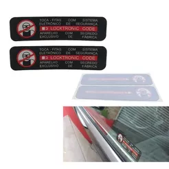 ADESIVOS TOCA-FITAS LOCKTRONIC GM / PAR DE SELOS DO SISTEMA ELETRÔNICO DE SEGURANÇA